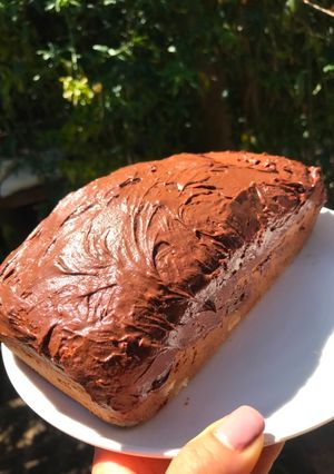 Una foto de Budín de Naranja y chocolate