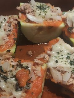 Una foto de Calabacines rellenos