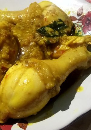 Foto resep Ayam bumbu kuning tanpa santan