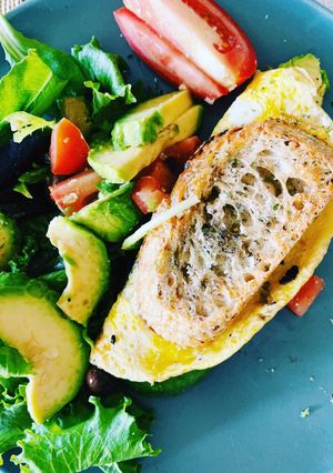 Une photo de Omelette sandwich