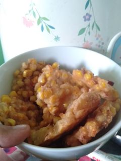 Foto resep Lauk Dadar Jagung a.k.a bakwan jagung kriuk