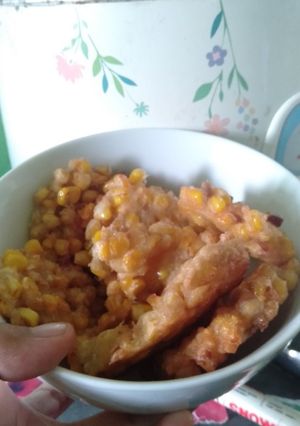 Foto resep Lauk Dadar Jagung a.k.a bakwan jagung kriuk