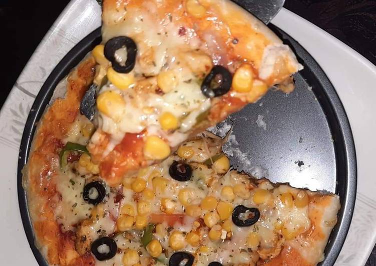 Easiest Way to Prepare Award-winning Fajita pizza without oven 🍕🍕🍕