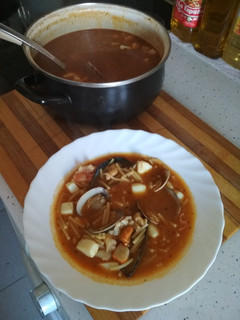 Una foto de Sopa Marinera