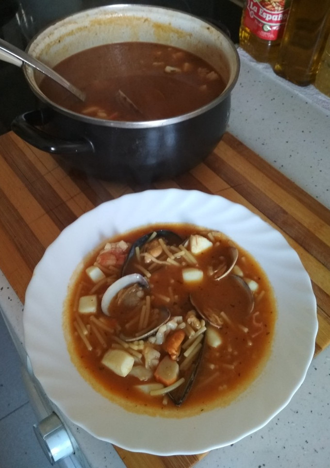 Una foto de Sopa Marinera
