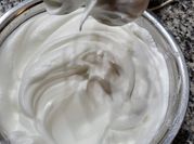 Una foto de merengue con stevia