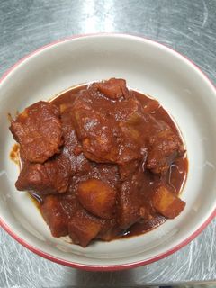 A picture of Red chili stew.