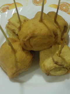 Una foto de Champiñones rellenos con tempura