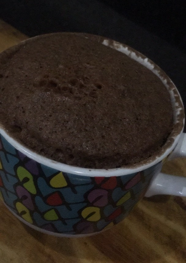 Una foto de Mug cake o torta en taza!! AL MICROONDAS