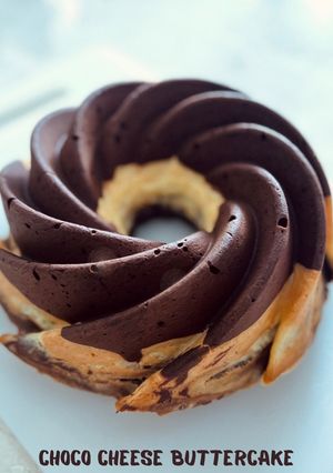 Foto resep Choco-Cheese Buttercake