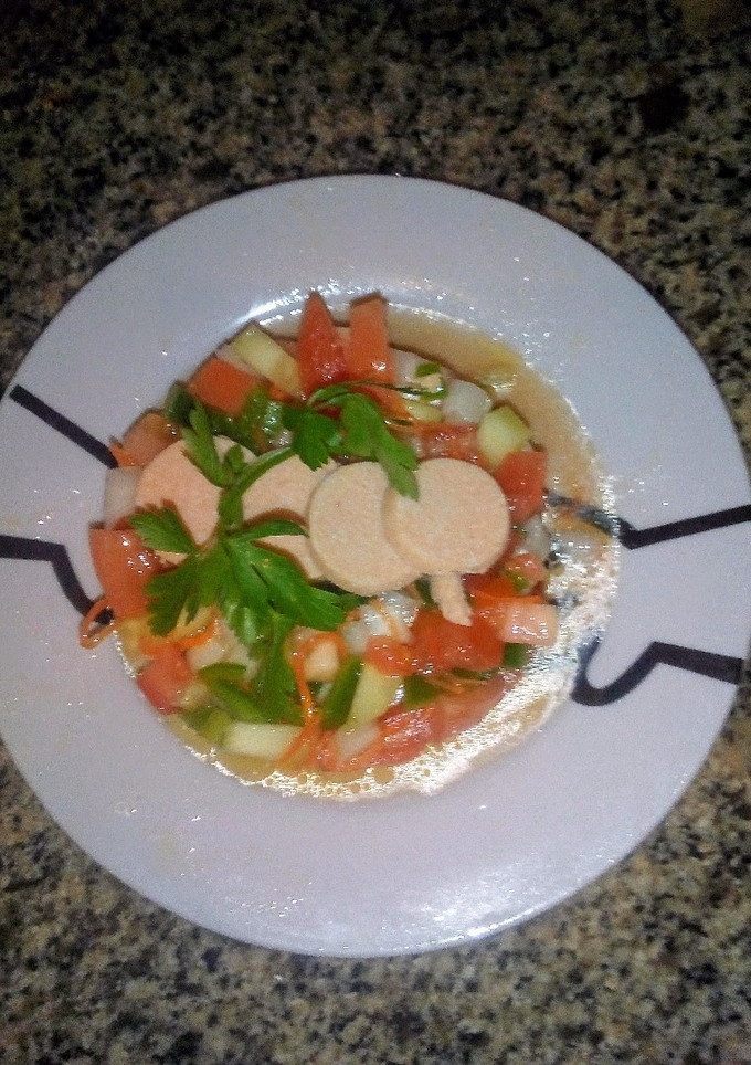 Una foto de Aliño de huevas de bacalao