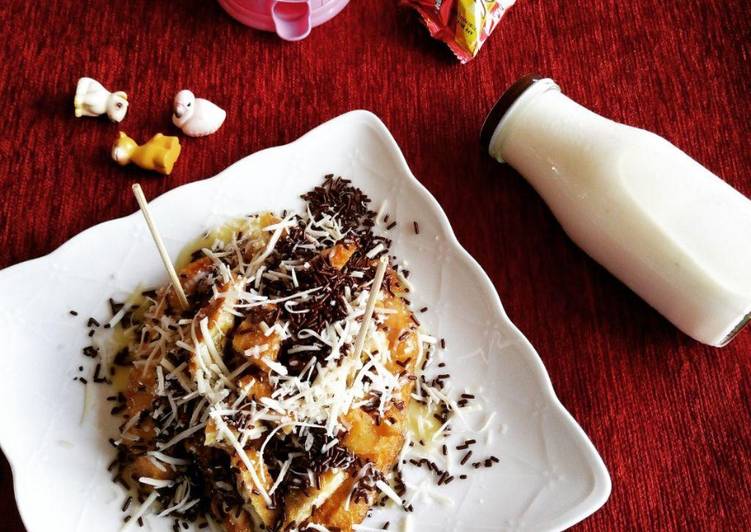 Langkah Mudah untuk Menyiapkan Pisang goreng ropang  *wannabe^^ yang Bikin Ngiler