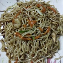 Non veg Hakka noodles A picture of Non veg Hakka noodles.