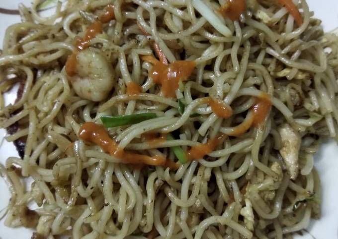 Non veg Hakka noodles