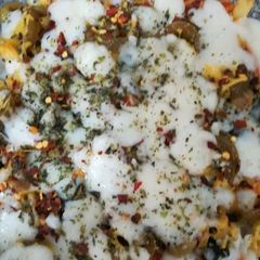 A picture of Fries pizza.