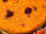 ته چین مرغ وبادمجان