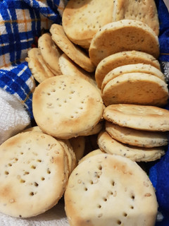 Una foto de Galletitas saladas saludables