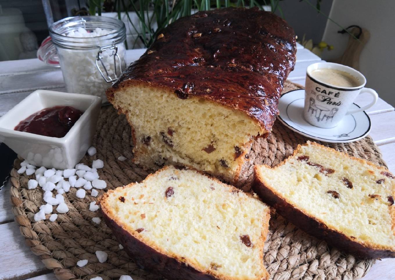 Cramique 🇧🇪 raisins et sucre perlé