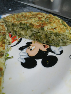 Una foto de Tortilla de espárragos silvestres