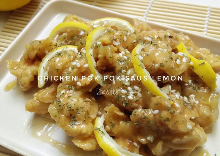 Bagaimana Menyiapkan Ayam Pok Pok Saus lemon Anti Gagal