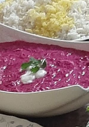 عکسی از دستور بورانی لبو