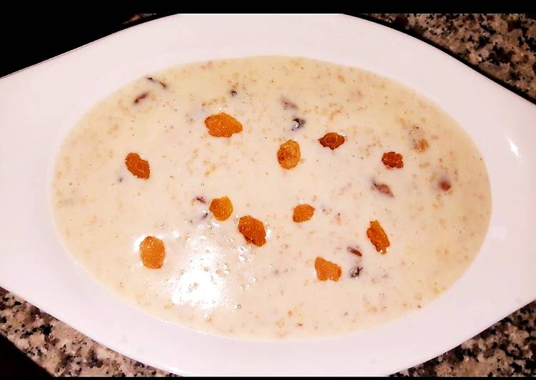 Oats and dates kheer