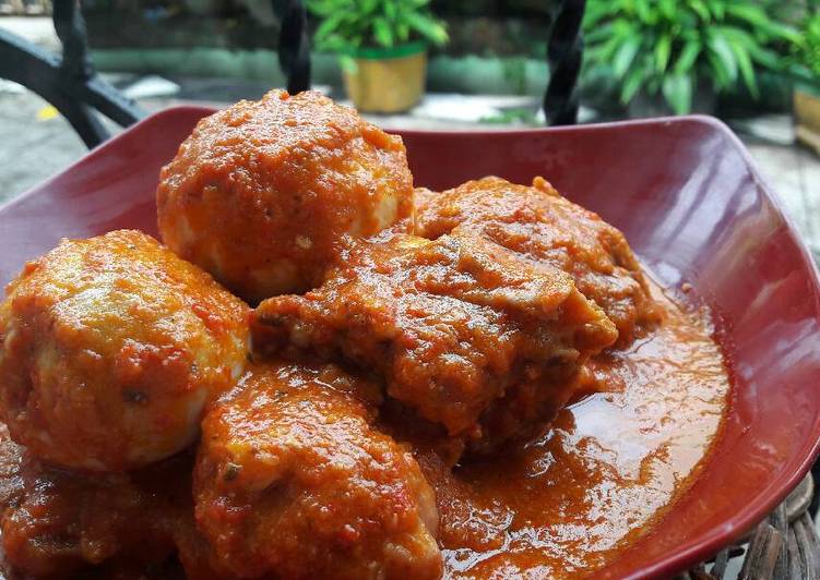 Resep Bali pedas ayam &amp; telur bebek Anti Gagal