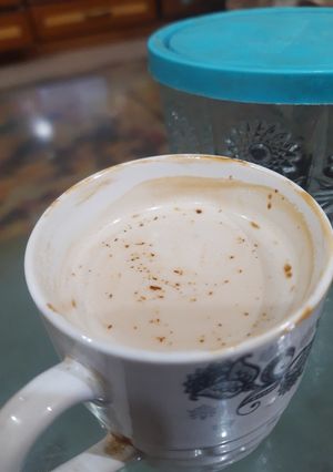 A picture of Foamy coffee.