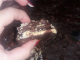Masitas con chocolate y avellanas