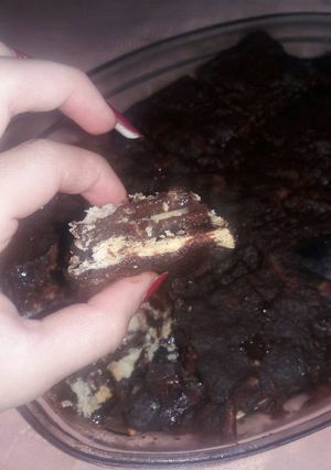 Una foto de Masitas con chocolate y avellanas