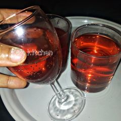 A picture of Ribena Mojito cocktail.