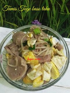 Foto resep Tumis Toge Baso tahu