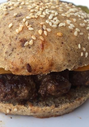 TudatosantESZEM hamburger zsömle (gluténmentes, fogyókúrába illeszthető) recept fotója