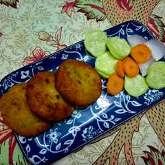 A picture of Chicken Soya Chunks Cutlets.