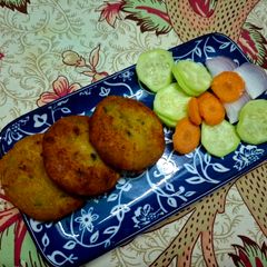 A picture of Chicken Soya Chunks Cutlets.