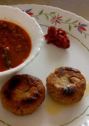 A picture of Daal bati #Bangalore.
