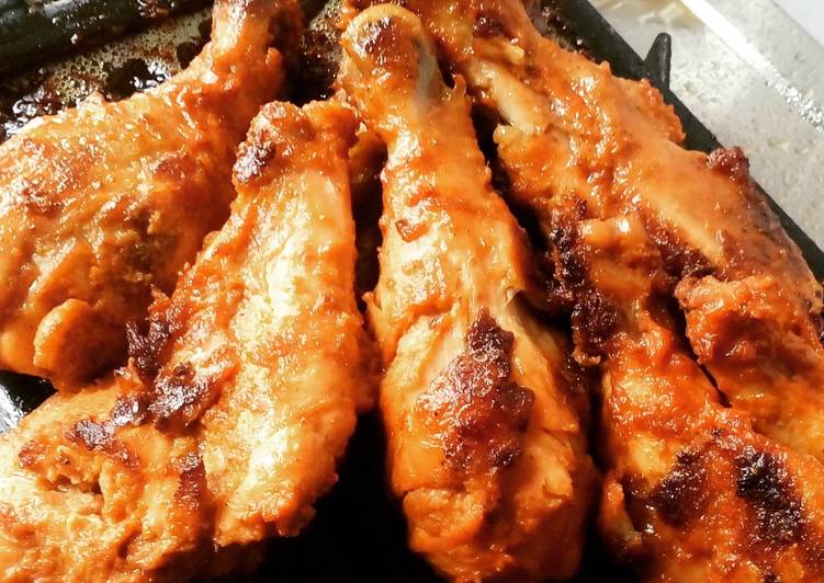 Steps to Prepare Favorite Chicken drumsticks (pan grilled)