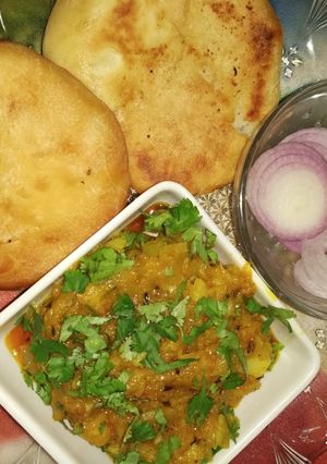 A picture of Pav bhaji.