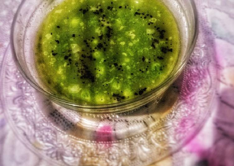 #peas-coriander soup