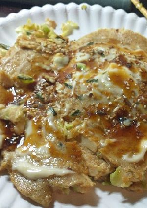 A picture of Whole-wheat Okonomiyaki.