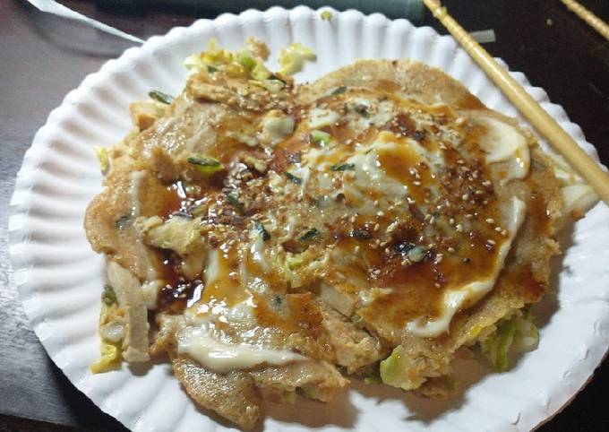 Whole-wheat Okonomiyaki