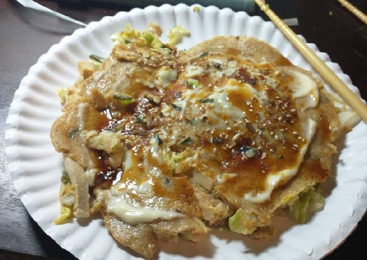 Whole-wheat Okonomiyaki