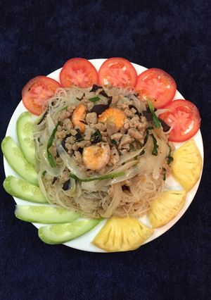 Hình của món Miến xào.