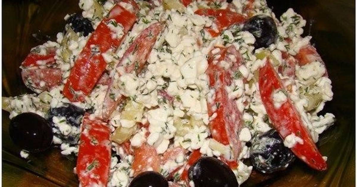Салаты С Творогом Рецепты С Фото