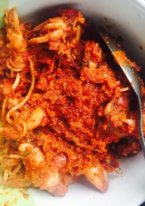 Foto resep Cumi asin Balado