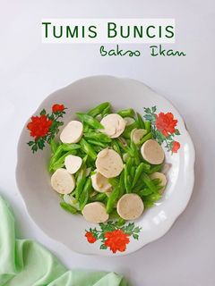 Foto resep Tumis Buncis Bakso Ikan
