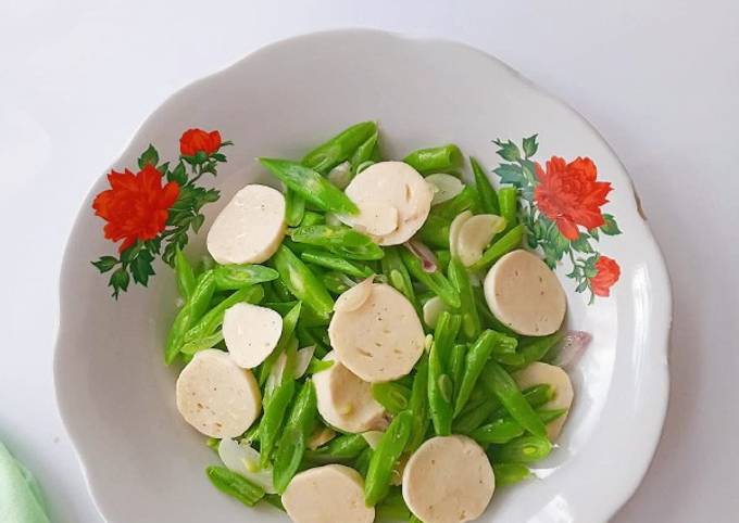 Resep Tumis Buncis Bakso Ikan Resep Tumis Buncis Bakso Ikan