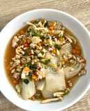 ผัดผักกาดขาวไก่สับญี่ปุ่น