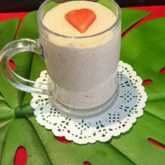 A picture of Soy Milk And Fruits Smoothie.