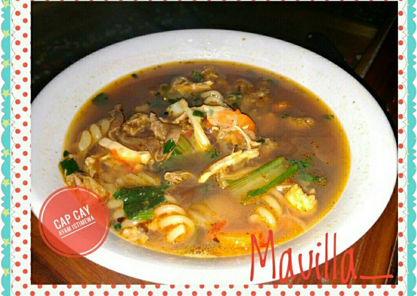 Resep Cap cay ayam suwir istimewa yang Lezat